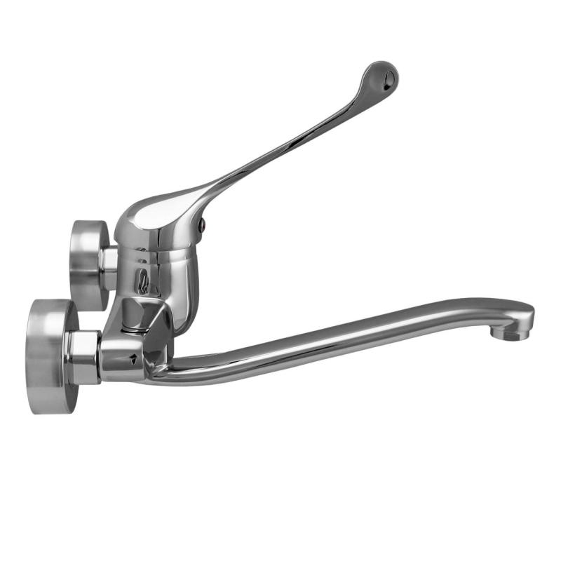 Aquanello Medic Kran kuchenny ścienny z długą rączką chrom CR-1005-MD