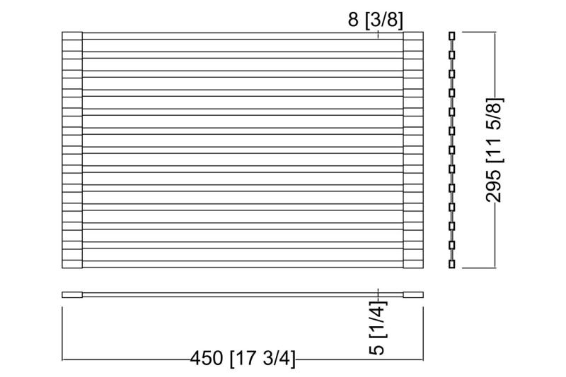 Ausmann Mosel Zestaw kombinowany Zlew PVD miedziany 50 x 40 cm z baterią kuchenną, dozownikiem mydła i matą rolkową 1208972563