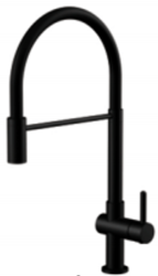 Aquanello Gastro Bateria kuchenna z elastyczną wylewką, czarna BL-4400-GT