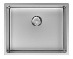 Pure.Sink Comfort Zlewozmywak ze stali nierdzewnej 50 x 40 cm, promień 10 mm, do montażu podblatowego, wpuszczanego i na blacie PCM5040-02