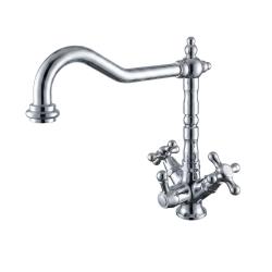 PB Retro 3-Way Kitchen Faucet with Filtered Water and Star-Shaped Knobs, Chrome 1208972848