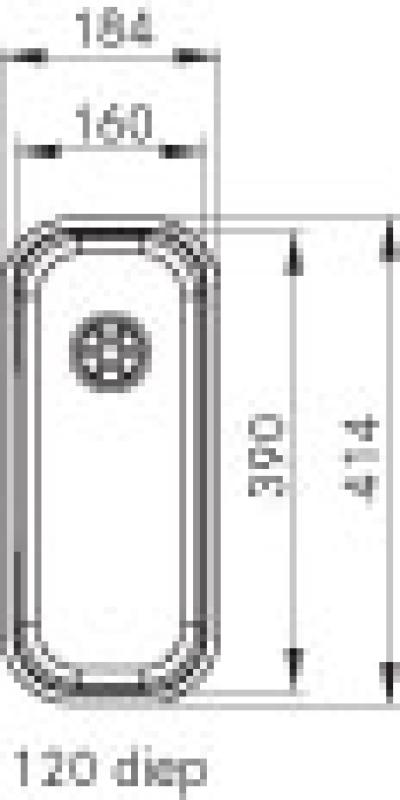 Franke zlew Largo LAX 110.16D podwieszany 1120157550