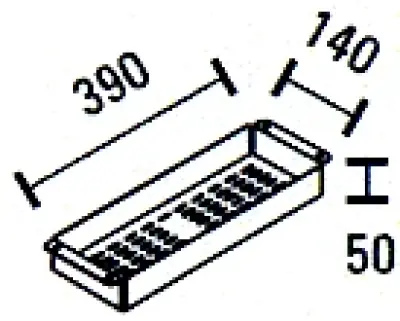 ABK RVS Wkładka na odpady BAR14 KS01014001