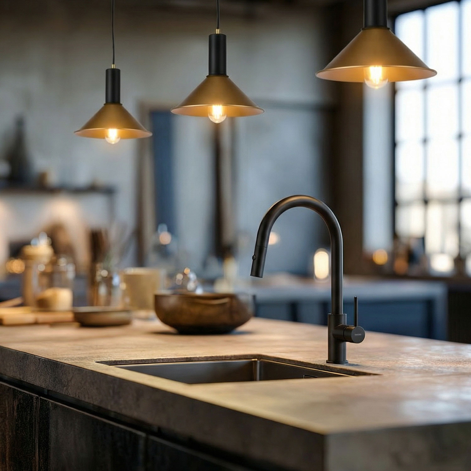 Ile lamp wiszących potrzeba do wyspy kuchennej? Kalkulator wielkości